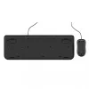 Incase Designed by Microsoft Wired Desktop 600 keyboard Mouse included Universal USB QWERTY German Black