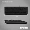 Wired Full-size Keyboard Incase Designed by Microsoft Wired 600 — USB, QWERTY, UK English, Black
