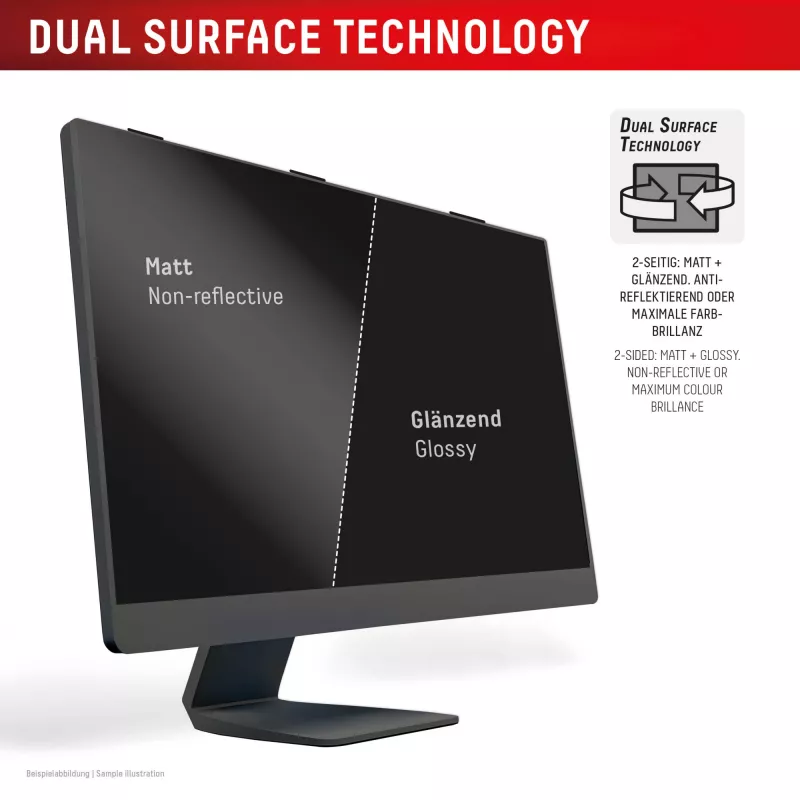 Displex PRIVACY SAFE removable 2-way privacy filter for Desktop Monitor 22'' (16:10)