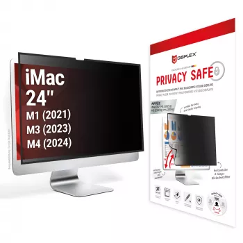 Displex PRIVACY SAFE removable 2-way privacy filter for iMac 24 inch M1 (2021)/ M3 (2023)/ M4 (2024)