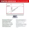 Displex PRIVACY SAFE removable 2-way privacy filter for iMac 24 inch M1 (2021)/ M3 (2023)/ M4 (2024)