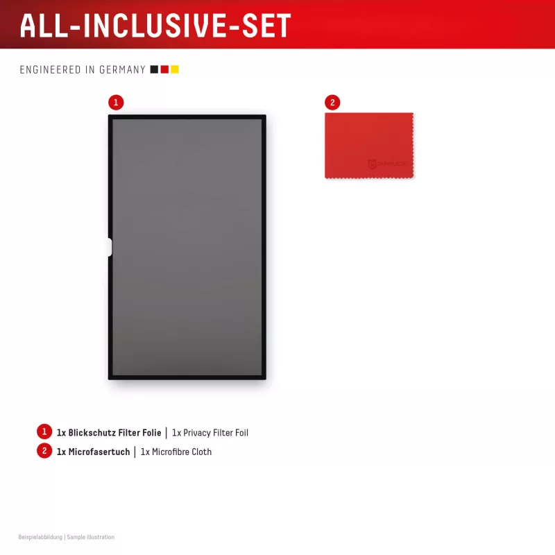 Displex PRIVACY SAFE removable 2-way privacy filter for iMac 24 inch M1 (2021)/ M3 (2023)/ M4 (2024)