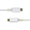 StarTech.com 6ft (1.8m) Premium Certified High Speed HDMI Cable, 4K 60Hz/1440p 144Hz, HDR10/HDCP 2.2/ARC, 18Gbps, UHD HDMI 2.0 Cord for TV/Monitor/Display, TPE Jacket, White