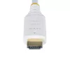 StarTech.com 6ft (1.8m) Premium Certified High Speed HDMI Cable, 4K 60Hz/1440p 144Hz, HDR10/HDCP 2.2/ARC, 18Gbps, UHD HDMI 2.0 Cord for TV/Monitor/Display, TPE Jacket, White