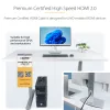 StarTech.com 6ft (1.8m) Premium Certified High Speed HDMI Cable, 4K 60Hz/1440p 144Hz, HDR10/HDCP 2.2/ARC, 18Gbps, UHD HDMI 2.0 Cord for TV/Monitor/Display, TPE Jacket, White