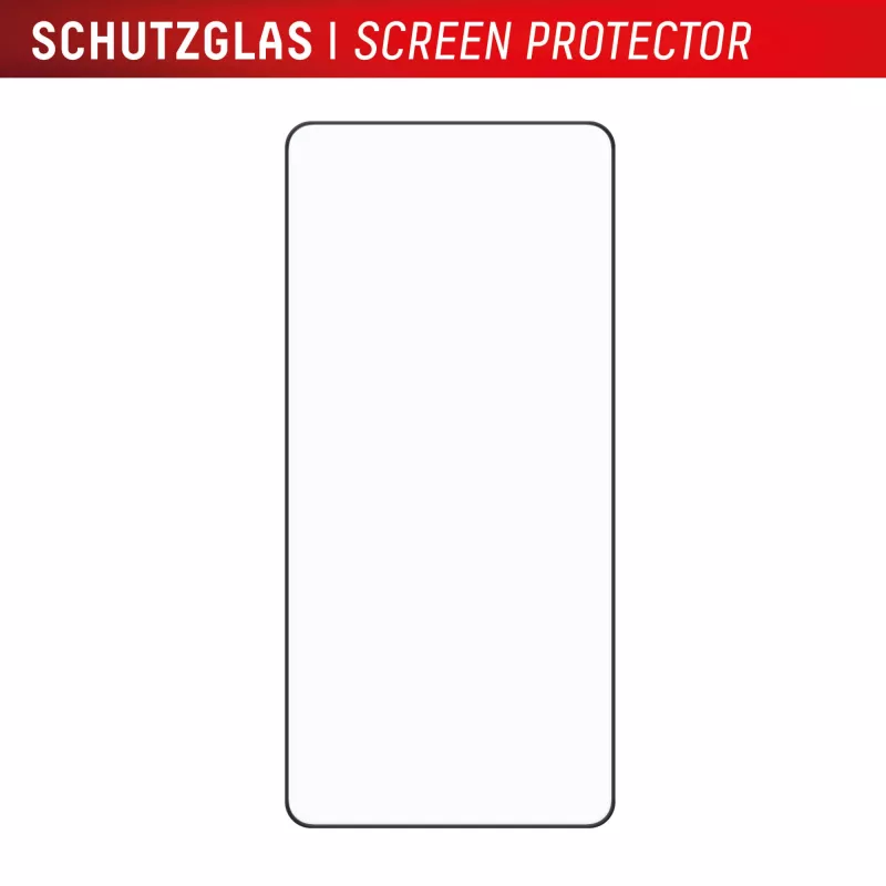 Displex Premium Screen Protector (Full Cover, 10H) for Samsung Galaxy S25 Edge, Eco Mounting Frame, Full Cover
