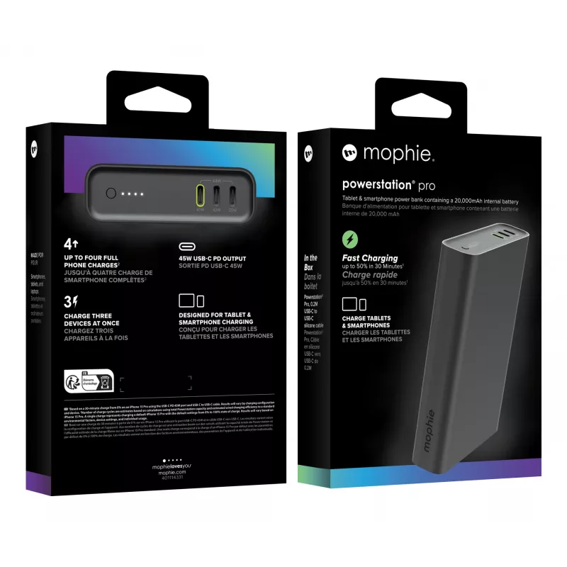 mophie Powerstation Pro 20000 mAh Black