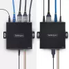 StarTech.com HDMI KVM Extender Over IP Network, 4K 60Hz, Driverless, HDMI and USB Over Ethernet/CAT6, AVoIP, Transmitter and Receiver Kit, Includes Mounting Kits