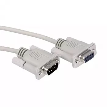 RS232 Cable ROLINE 11.01.6260 6m DB9 M-F Grey