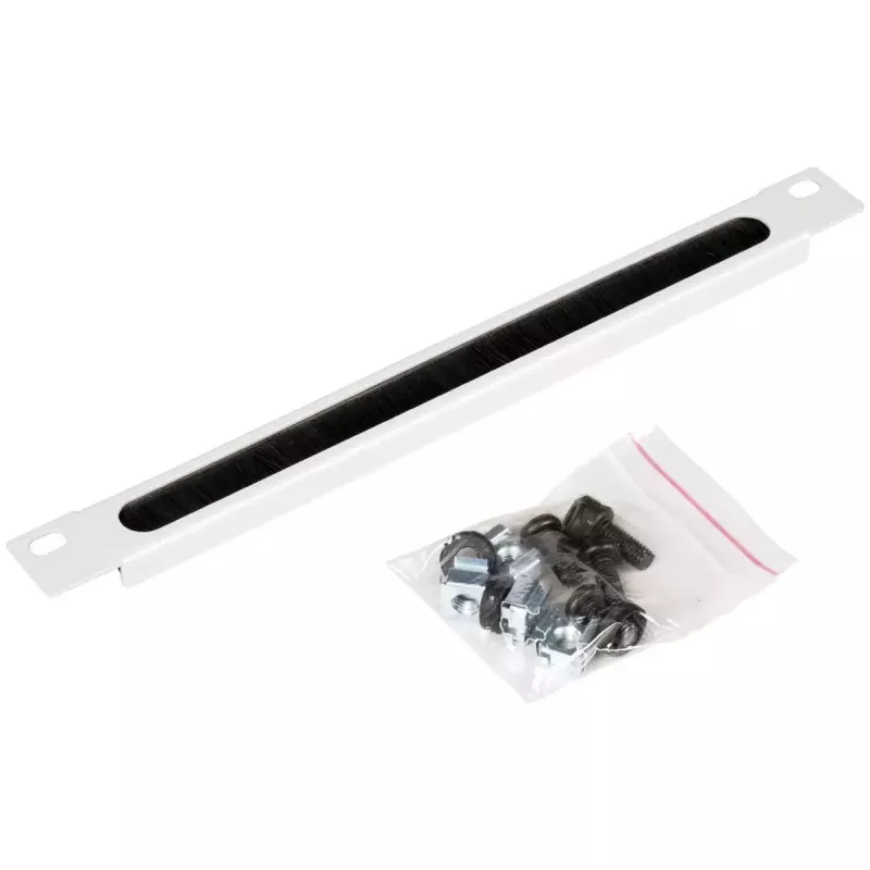 Cable duct ROLINE 10-inch grey 0.5U steel