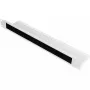 Cable duct ROLINE 10-inch cable entry with brush strip 1U grey