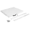 Keyboard tray ROLINE 19-inch 1U 400 T lockable grey