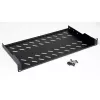 Rack shelf ROLINE 19-inch 1U 250mm depth 15kg black
