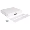 Keyboard tray ROLINE 19-inch 2 U 400 T lockable grey