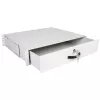 Keyboard tray ROLINE 19-inch 2 U 400 T lockable grey