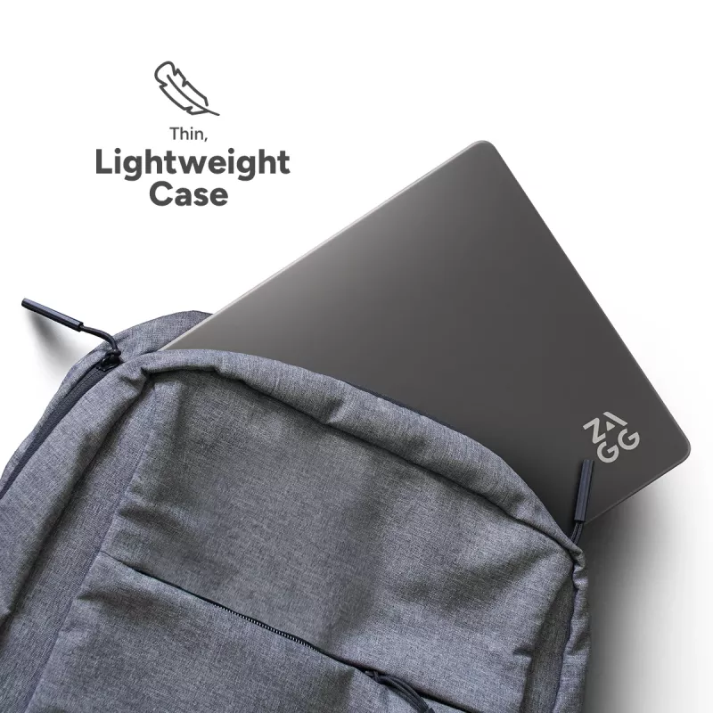 Hardshell case Zagg for MacBook Pro 13 M2/M1 (20) — Smoke finish, protective shell