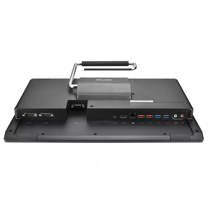 Shuttle All-In-One Barebone P55U, 15.6 inch Multi-Touch-Screen, Celeron 7305, WiFi, IP54, fanless, 24/7 permanent operation