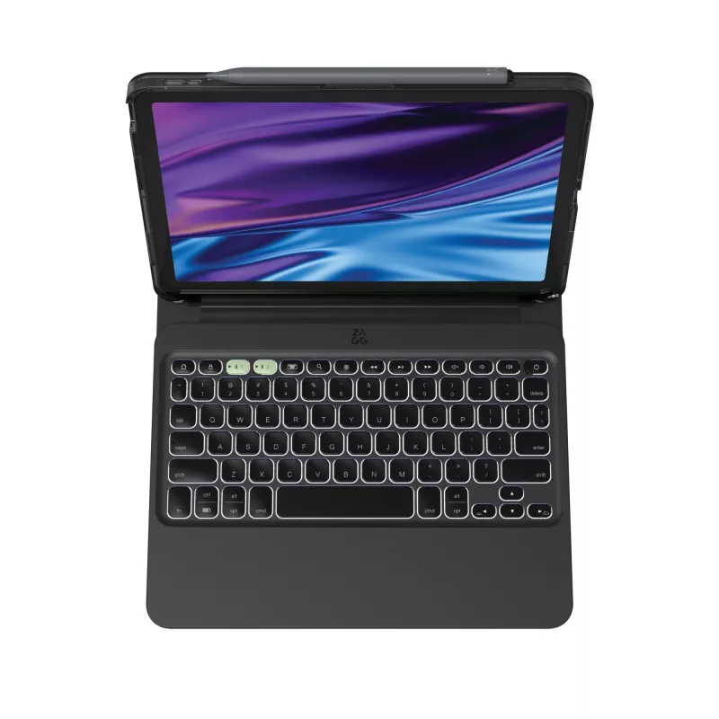 ZAGG Pro Keys 2 Bluetooth Keyboard QWERTZ German Black for iPad Air 11