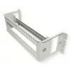 Rack rail ROLINE 26.21.0102 — steel silver, 1 pc, for 19 inch rack mounting