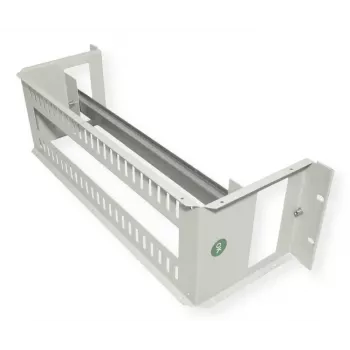 Rack rail ROLINE 26.21.0102 — steel silver, 1 pc, for 19 inch rack mounting