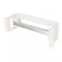 Rack rail ROLINE 26.21.0102 — steel silver, 1 pc, for 19 inch rack mounting