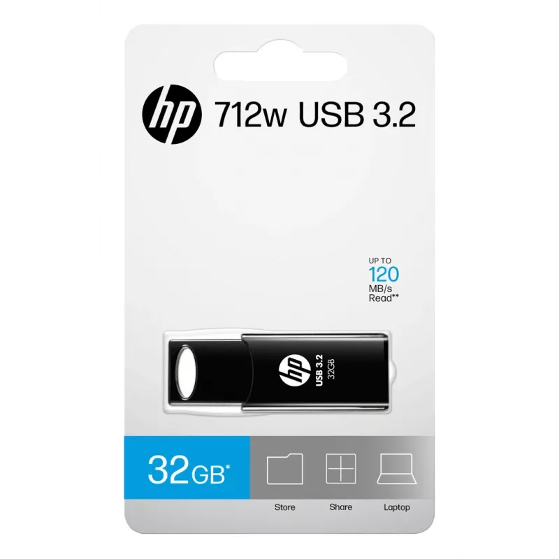HP 712w USB flash drive 32 GB USB Type-A 3.2 Gen 1 (3.1 Gen 1) Black