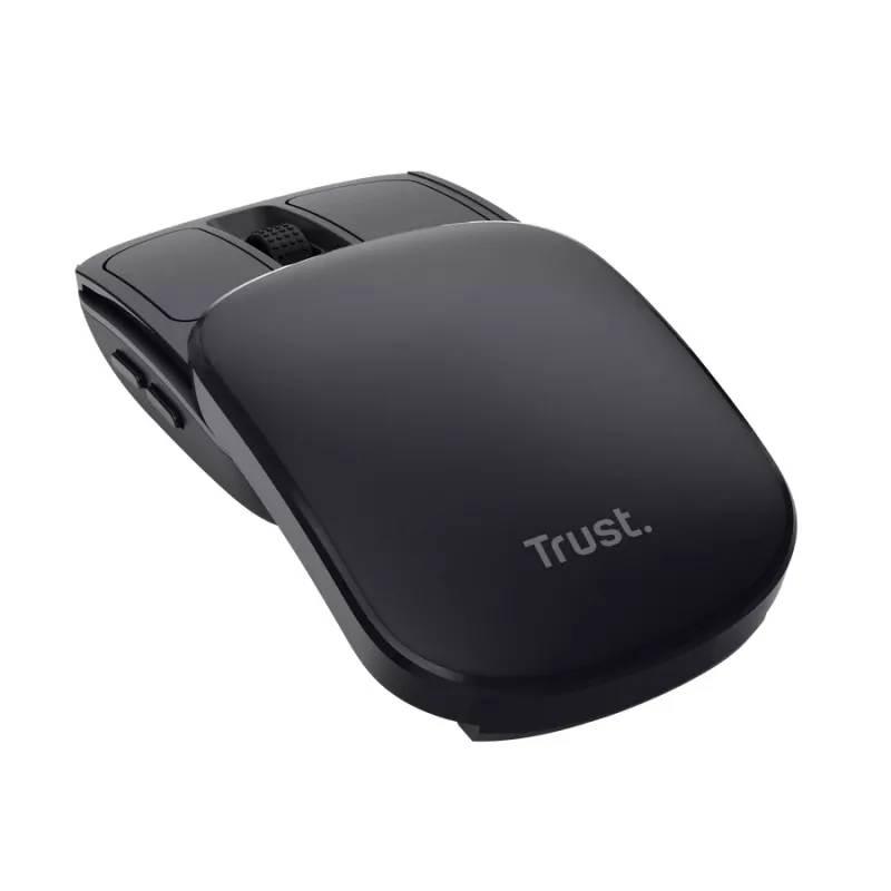 Mouse TRUST Travel Ambidextrous RF Wireless 2400 DPI, 6 buttons, black