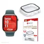 Full Body Protector e.v.i. DISPLEX Apple Series 10 42mm Transparent — full-coverage protective film for Apple Watch Series 10 42mm