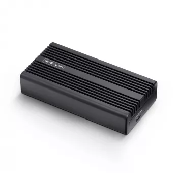 StarTech.com USB4 M.2 NVMe Enclosure, 40Gbps, External USB-C/Thunderbolt NVMe SSD Enclosure, Aluminum Heatsink Case, B+M/M-Key