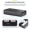 StarTech.com USB4 M.2 NVMe Enclosure, 40Gbps, External USB-C/Thunderbolt NVMe SSD Enclosure, Aluminum Heatsink Case, B+M/M-Key