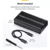 StarTech.com USB4 M.2 NVMe Enclosure, 40Gbps, External USB-C/Thunderbolt NVMe SSD Enclosure, Aluminum Heatsink Case, B+M/M-Key