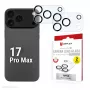 Displex Full Cover Camera Lens Glass iPhone 17 Pro Max, 10H, Full Camera Protector, Quick Mount, 2-Pack