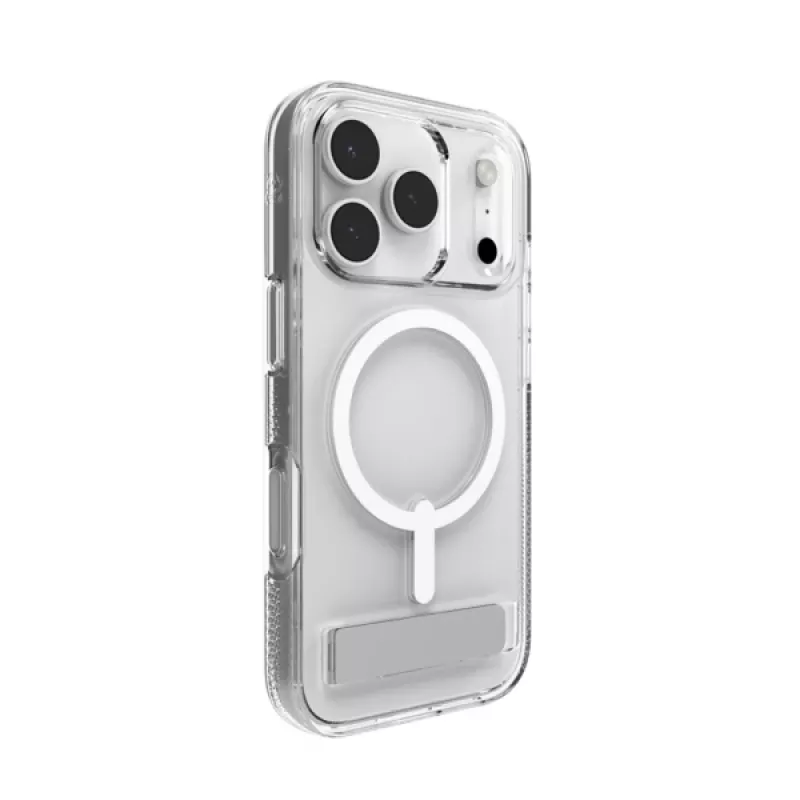 Cover ZAGG Crystal Palace Snap Kickstand Case for Apple iPhone 17 Pro Transparent