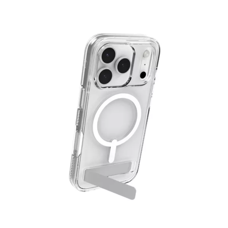 Cover ZAGG Crystal Palace Snap Kickstand Case for Apple iPhone 17 Pro Transparent