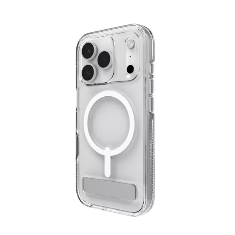 ZAGG Crystal Palace Snap Kickstand (Button Cover) Case For Apple iPhone 17 Pro Max