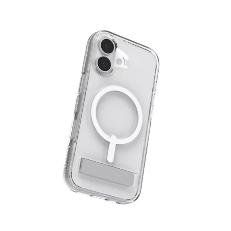 Cover ZAGG Crystal Palace Snap Kickstand Case for Apple iPhone 17 Transparent
