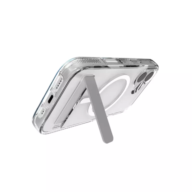 Cover ZAGG Crystal Palace Snap Kickstand Case for Apple iPhone 17 Transparent