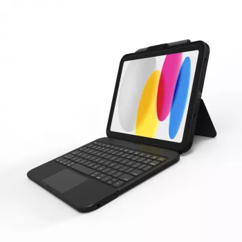 ZAGG Tough Keys-Apple-iPad 10th Gen/A16-Black-German(B2B Brown Box)