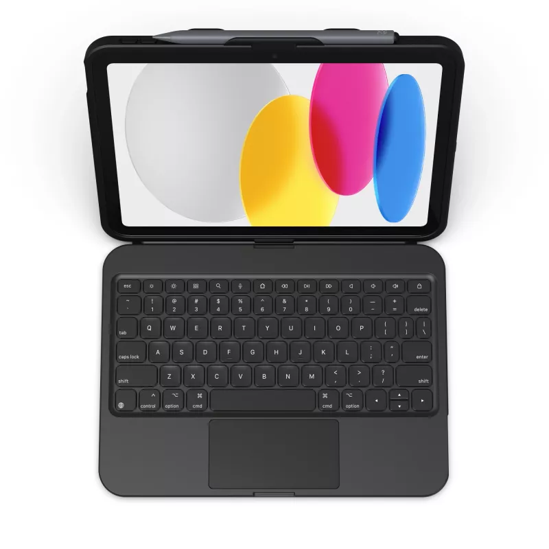 ZAGG Tough Keys-Apple-iPad 10th Gen/A16-Black-German(B2B Brown Box)