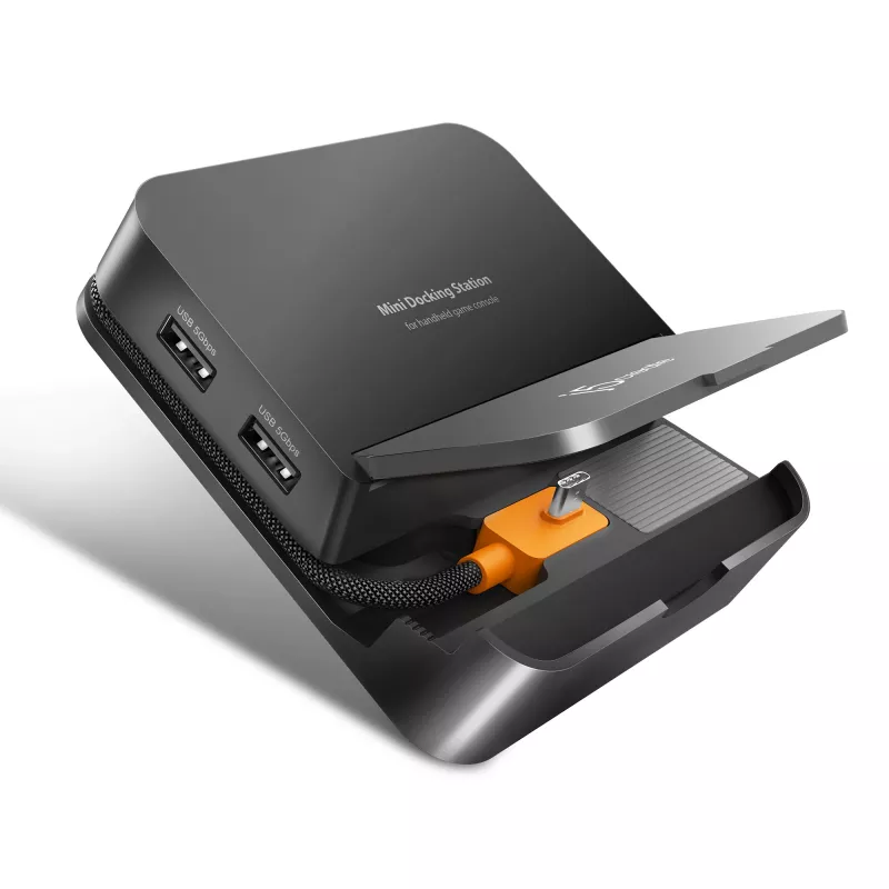 Mobile device dock station j5 create JCD624-N USB Type-C for iPhone 16/15 & Samsung Galaxy series, 100×250×28.5 mm, 238 g, Black/Grey