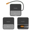 Mobile device dock station j5 create JCD624-N USB Type-C for iPhone 16/15 & Samsung Galaxy series, 100×250×28.5 mm, 238 g, Black/Grey