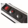 Power Extension M-Cab POW0001 2m 6 AC Outlets Indoor Black Silver