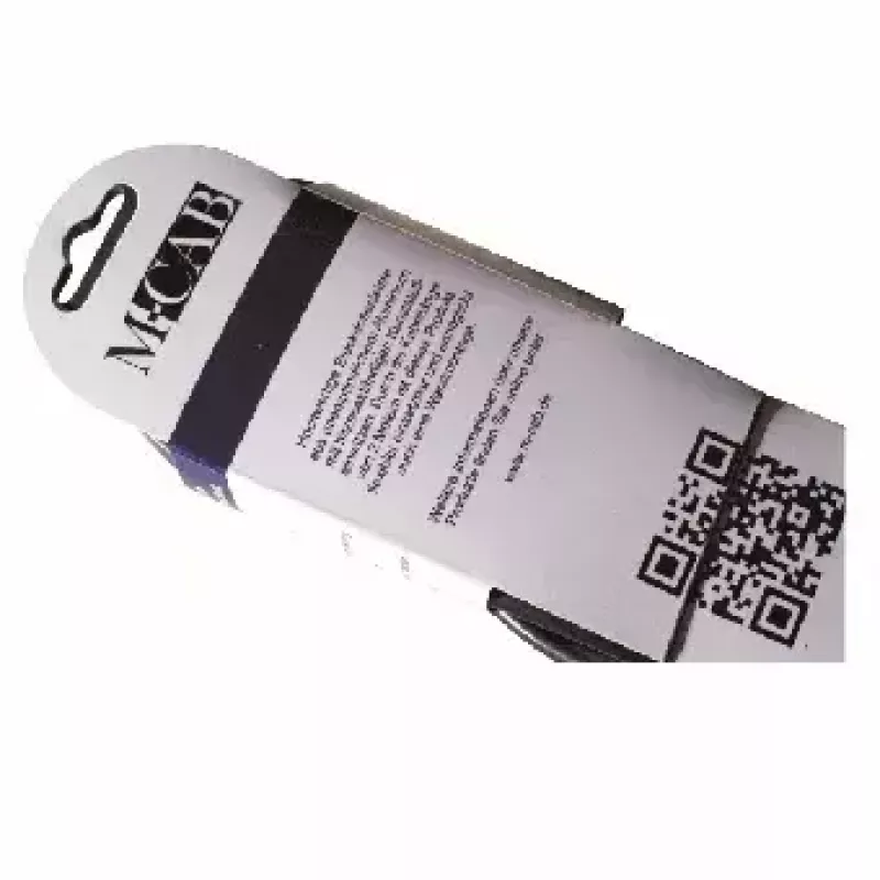 Power Extension M-Cab POW0001 2m 6 AC Outlets Indoor Black Silver