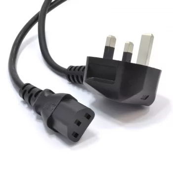 Origin Storage C13 (Kettle) to UK Power Cord, 1.8 m, Power plug type G, C13 coupler