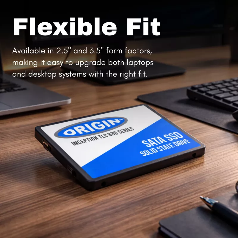Origin Storage Inception SSD 512GB 2.5in SATA 3D TLC, 512 GB, 2.5 inch, 540 MB/s, 6 Gbit/s