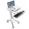 Multimedia cart Ergotron StyleView EMR Laptop Cart SV40 Aluminium Grey White
