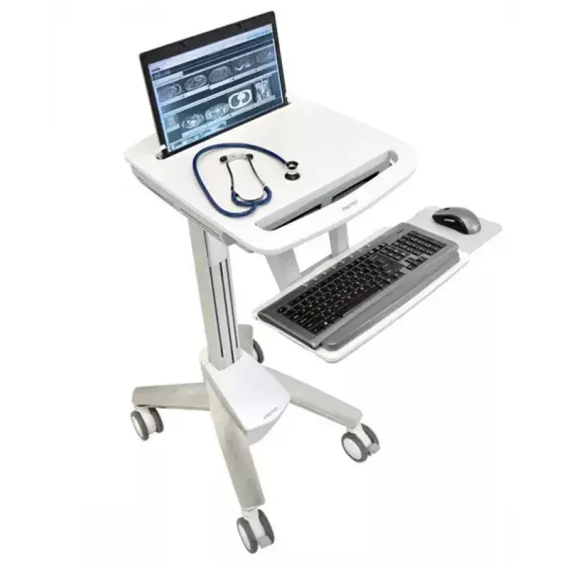 Multimedia cart Ergotron StyleView EMR Laptop Cart SV40 Aluminium Grey White