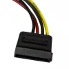StarTech.com 6in 4 Pin LP4 to SATA Power Cable Adapter, Molex (4-pin), SATA 15-pin, 0.152 m, Male, Straight, Straight