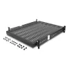 StarTech.com 2U Sliding Server Rack Mount Shelf - 20 to 30in Adjustable Mounting Depth - Vented - 50lb - Heavy Duty Universal 19” Rack Shelf for Equipment Rack - 24in Deep