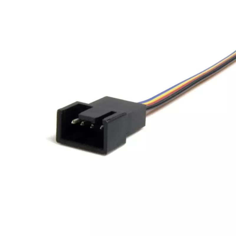 StarTech.com 12in 4 Pin Fan Power Extension Cable - M/F, Molex (4-pin), Molex (4-pin), 0.305 m, Male, Female, Straight
